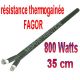 Résistance FAGOR thermogainée 800 watts 36 cm