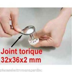 Joint torique noir sanitaire 33x39x3 mm vendu par 4 joints