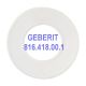 joint GEBERIT original 816.418.00.1 63x32x3 mm 