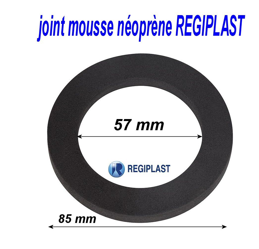 joint réservoir 85/57/8 mm en mousse néoprene REGIPLAST 335227 -  sespdistribution