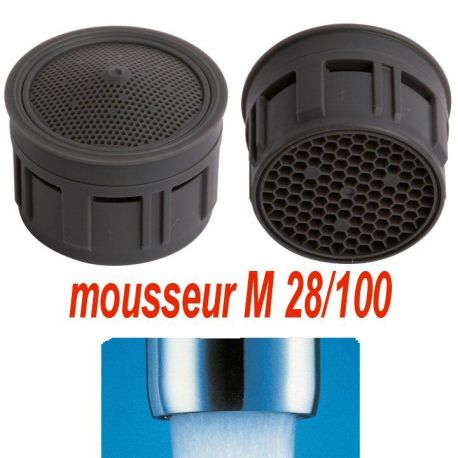 mousseur robinet bain douche cartouche M 28/100 aérateur mousseur