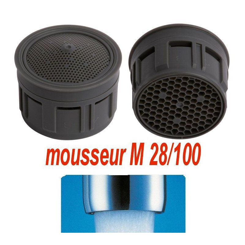 mousseur robinet bain douche cartouche M 28/100 aérateur mousseur -  sespdistribution
