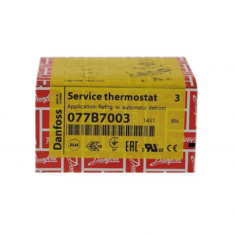thermostat DANFOSS 3 077B7003 thermostat réfrigérateur combiné 2 portes