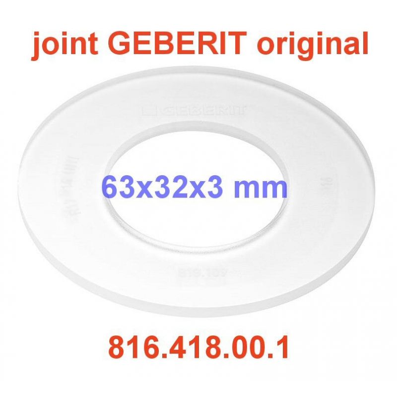 Joint d'étanchéité Geberit PE pour bride: d:75mm, di:69mm