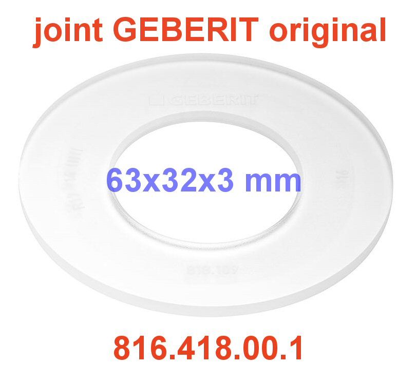 joint GEBERIT 63x32x3 mm 816.418.00.1 63x32x3 mm rondelle de