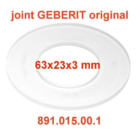 joint GEBERIT 891.015.00.1 63x23x3 mm rondelle de chasse d'eau