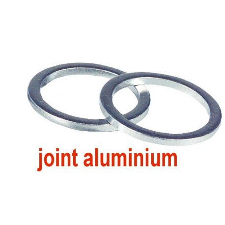 2 joints aluminium pour pompe à fioul nipple mamelon