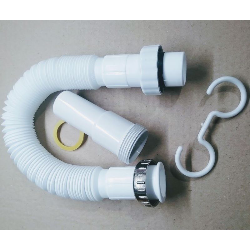 Tuyau d'évacuation flexible universel pour évier sanitaire flexible pour la  cuisine anti-obstruction tuyau d'évier accessoire tuyau de vidange pour