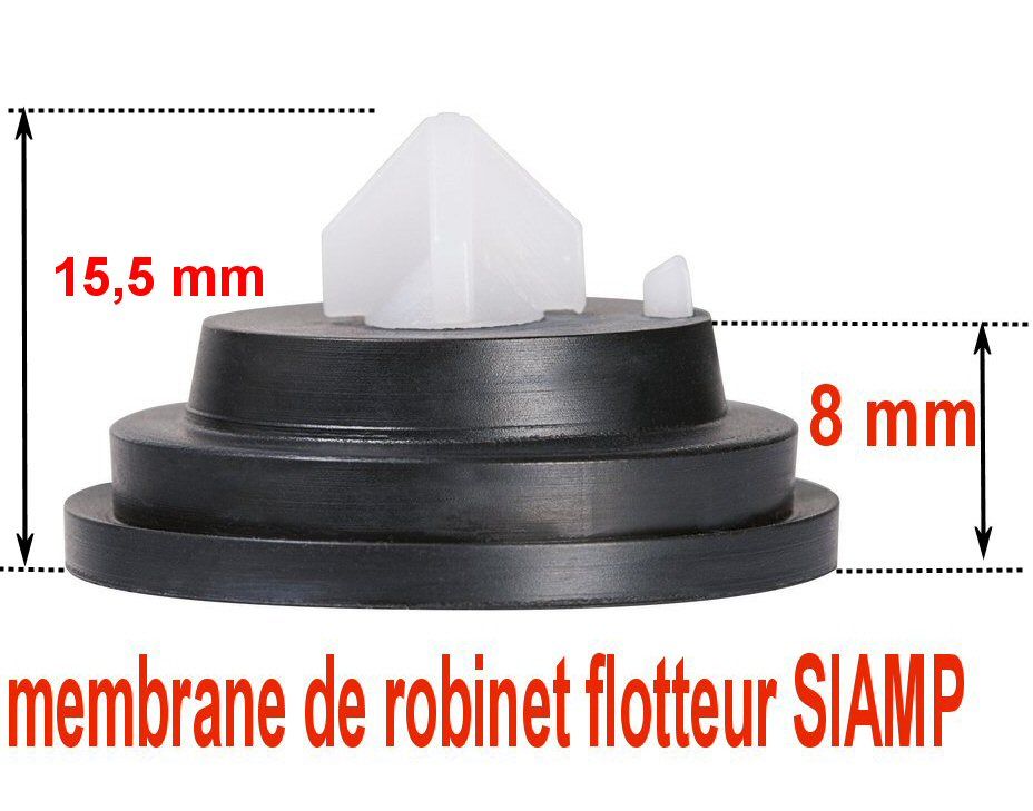 membrane de robinet flotteur SIAMP 95/99 épaisseur 8 mm - sespdistribution