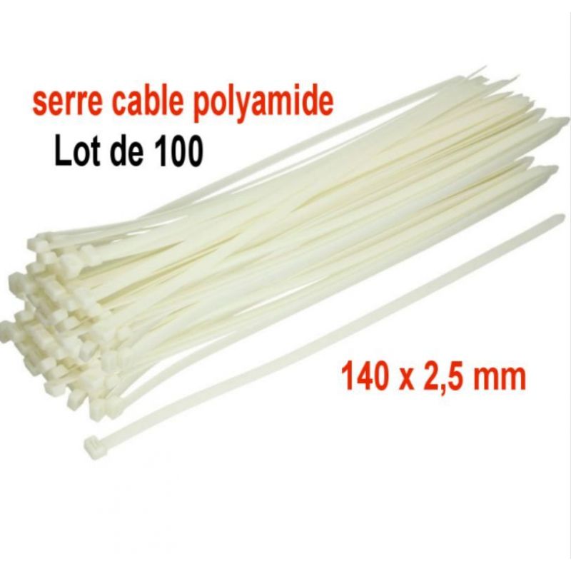 Serre-câbles En Velcro Avec Boucle Plastique Long 360mm Larg 25mm - Pack De  10