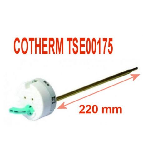 Thermostat de chauffe eau TSE00175 220 mm Cotherm THERMOR DE DIETRICH PACIFIC