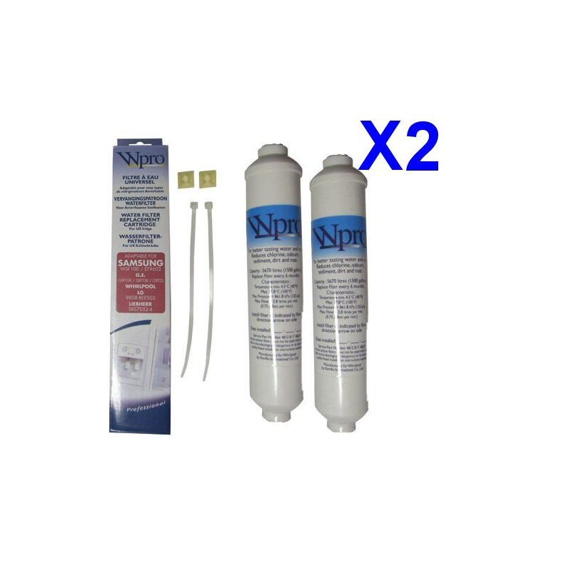 USC 100 filtre à eau FRIGO US WHIRLPOOL 481281718629 vendu par 2 cartouches  - sespdistribution