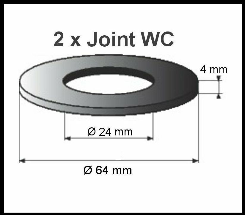 joint WC idéal standard 74x22x2 mm pour mécanisme WC