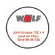 Wolf 8905738 joint torique 132 x 4 Viton COB et TOB