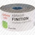 abrasif grain de 150 rouleau d'atelier au corindon larg 35 mm LG 5 mètres