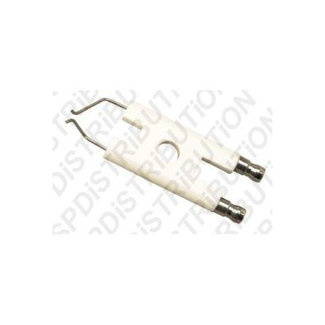 électrode ELCO EL1 bloc EL1 avec orifice central diamètre de 8 mm