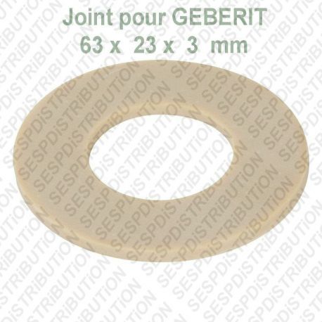 joint pour WC GEBERIT 63x23x3 mm joint mécanisme WC pour GEBERIT