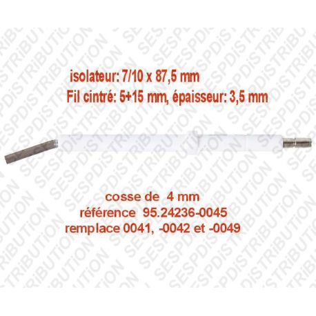 électrode pour MAN: RE 1.26-32H, RE 1.50-1.70H, RE 27/42/61/69HU, RZ 2.7