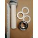 bonde clic-Clac en PVC chromé Hauteur utile 150 mm