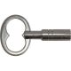 clé de coffre technique type ascenseur ou autre triangle de 6,5 mm