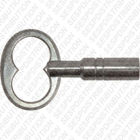 clé de coffre technique type ascenseur ou autre triangle de 6,5 mm