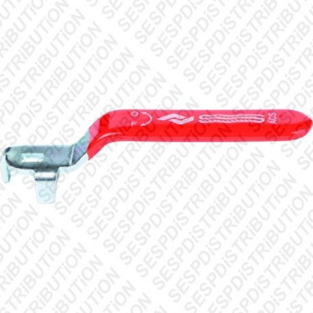 poignée manette de vanne ou de robinet 1"1/2 à 2" 17,5 cm x 2,6 cm