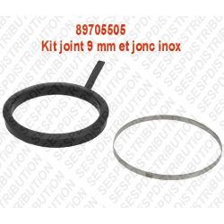joint 89705505 joint pour préparateur d'eau chaude kit joint 9 mm et jonc acier