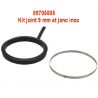 joint 89705505 joint pour préparateur d'eau chaude kit joint 9 mm et jonc acier