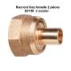 Raccord gaz 20x150 raccord gaz propane butane raccord en laiton a souder