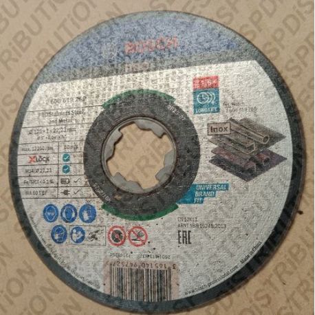 Disque à tronçonner inox 125 x 1 mm BOSCH PRO a X-LOCK insert