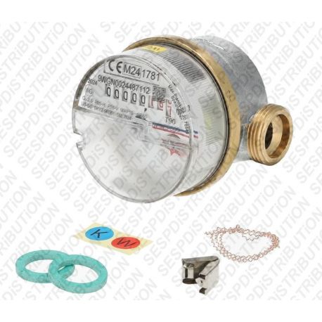 compteur d'eau divisionnaire longueur 80 mm