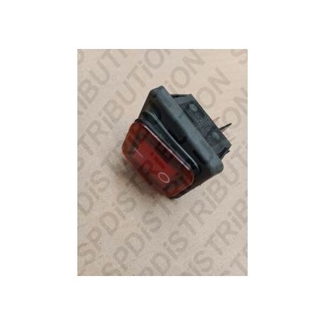 interrupteur de chaudière étanche lumineux à bascule 4 cosses