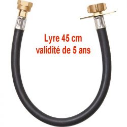flexible gaz Lyre gaz butane/propane Écrou bouteille et Écrou 20x150 Lg 45 cm