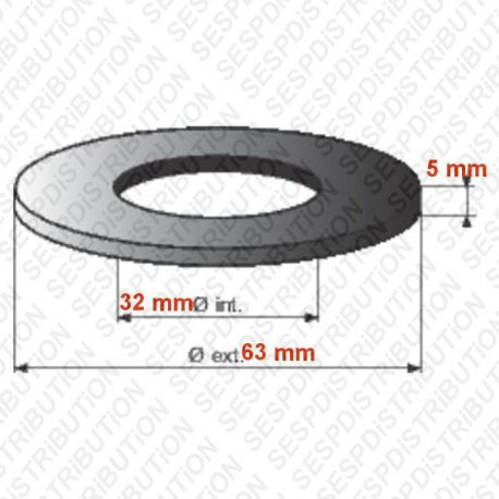 Joint mécanisme WC 63x32x5 mm joint 11091