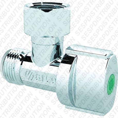 Robinet d'arrêt Equerre 1/4 tour Anticalcaire 3/8" ARCO VNF741 raccord MF 3/8"