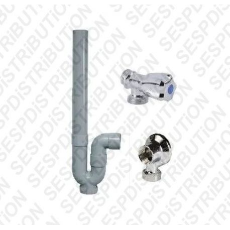 Kit Machine à laver vidange et alimentation PVC Ø 40