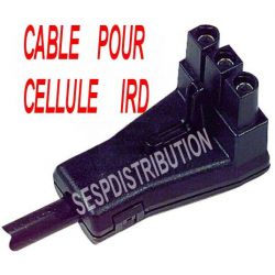 Câble 3 pôles pour cellule IRD SATRONIC TF