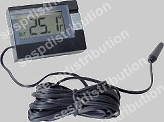 Thermomètre digital - Sonde pénétration déportée - Module - Alarme T°