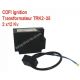 transo TRK2-35 2x12 Kv avec cable COFI ignition pour bruleur fioul