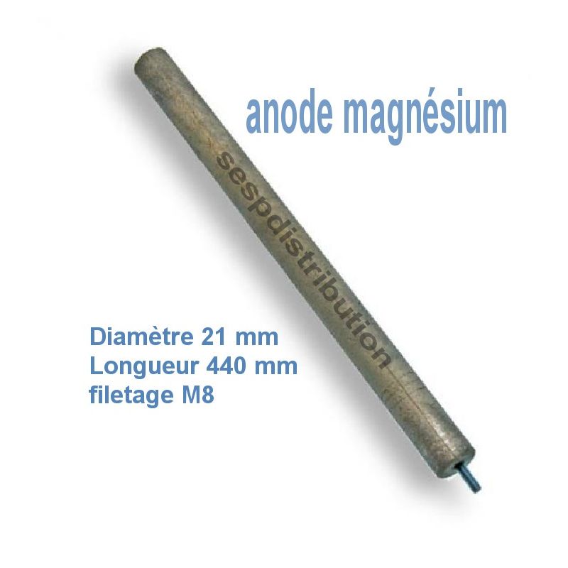 Anode de magnésium - Pièces de rechange des poêles
