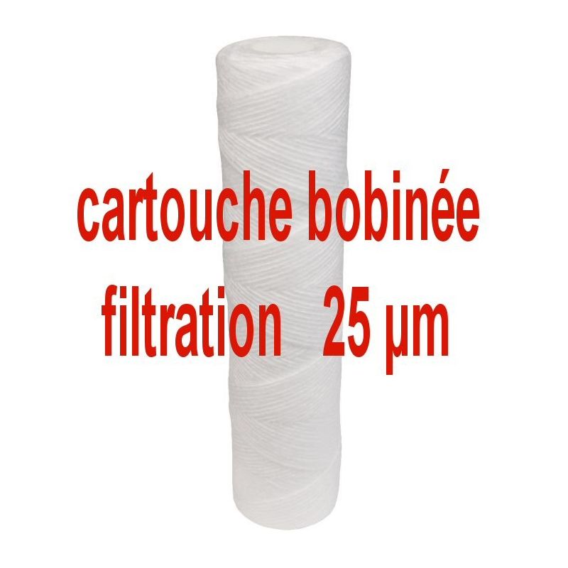 Cartouche Sédiments Bobinée 7 pouces 25 microns Culligan